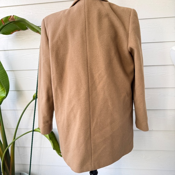 Vtg Donna Brook | Wool Tan Jacket | Size 10P | Classic & Elegant - Picture 2 of 8